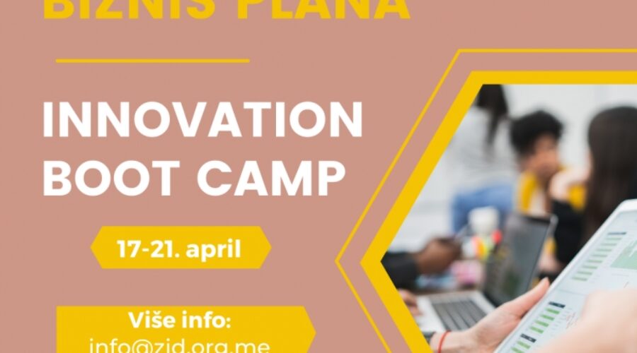 Poziv za učešće na „Innovation Boot Camp-u“